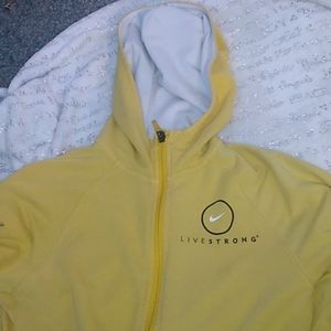 Nike livestrong bomber jacket